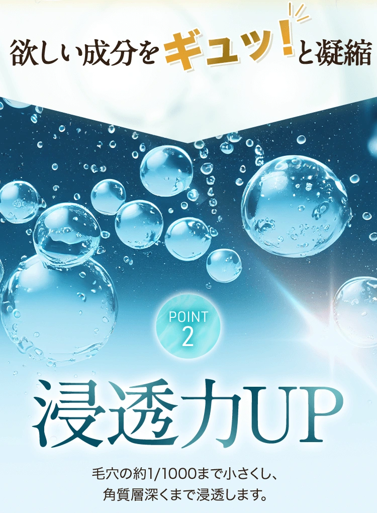 POINT.2 浸透力UP